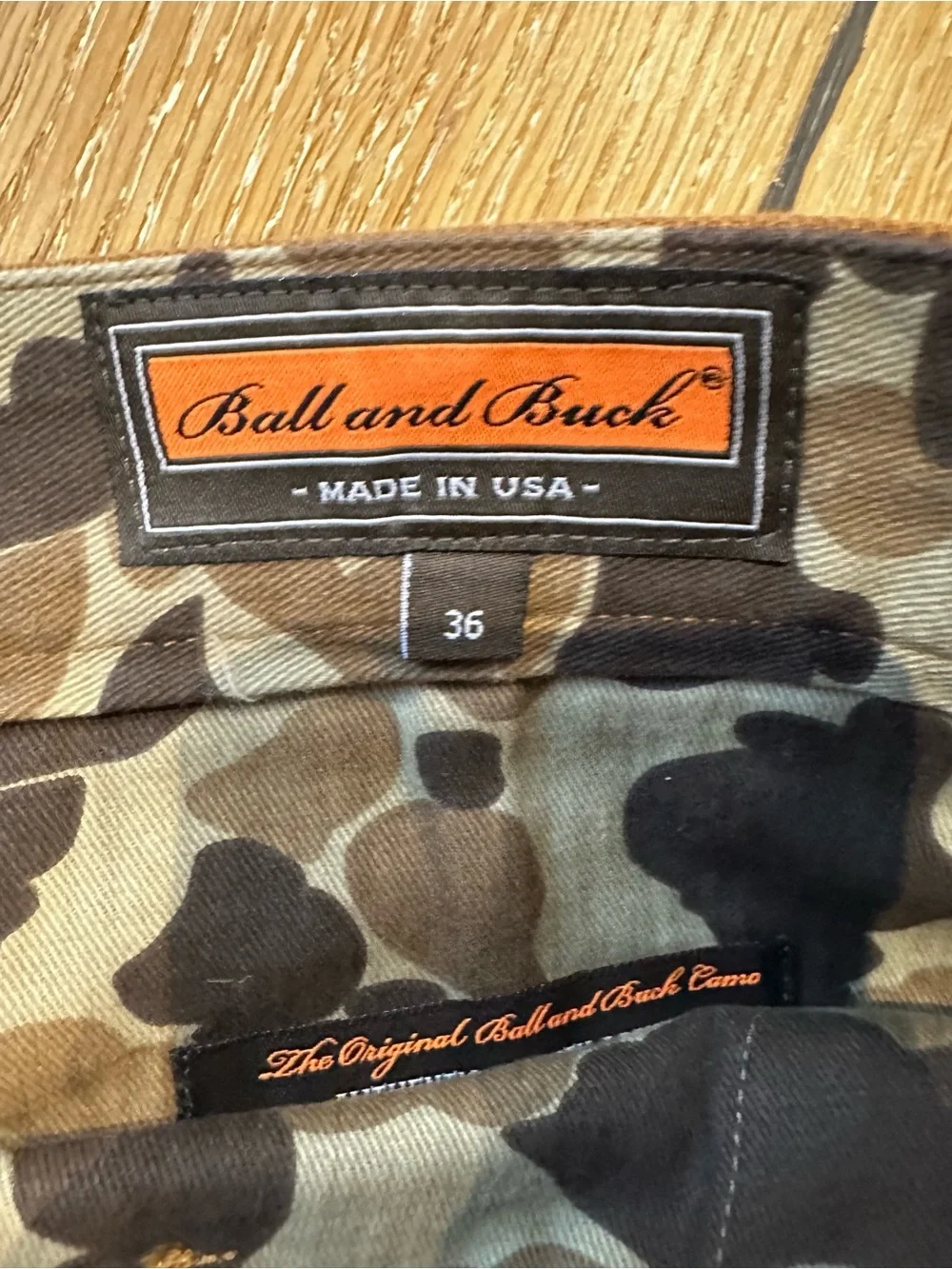 Men's Flat Front Brown Chino Shorts